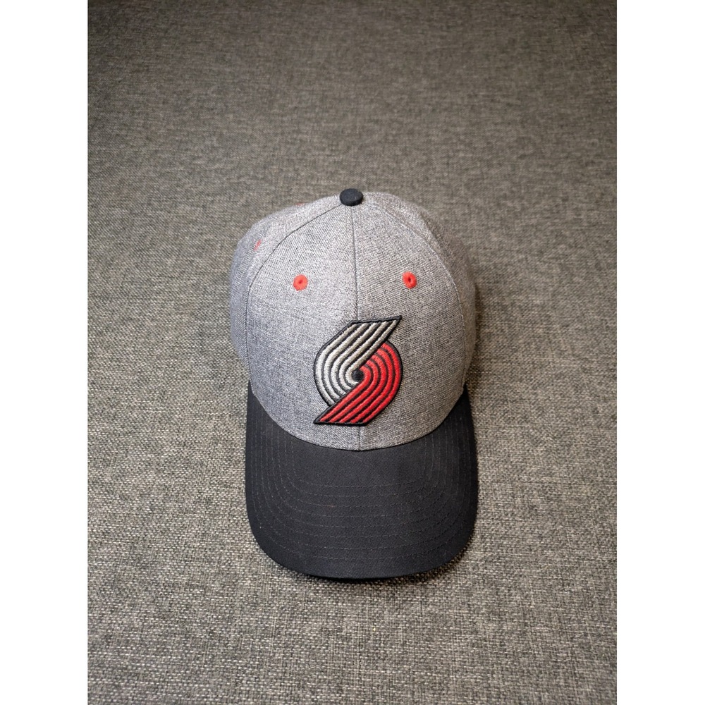 PORTLAND TRAIL BLAZERS Hat Adult One Size Gray Logo Snapback NBA Basketball Cap